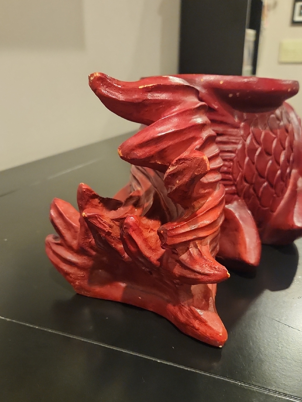 Red Goldfish Candle Holder - Picture 4 of 8